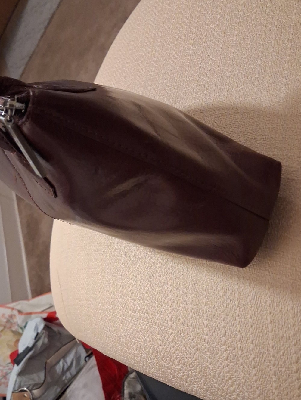 Hobo International NWOT Classic Brown Leather Shoulder Bag - Picture 5 of 16